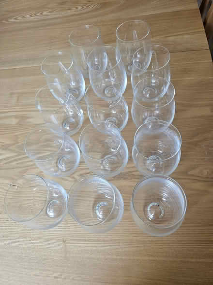 Photo of free 14 stemless wine glasses (Earley RG6) #1