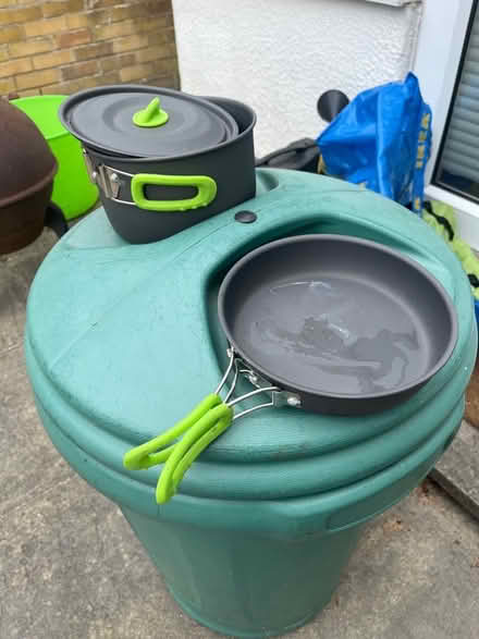 Photo of free Little folding camping frying pan and saucepan (Charlton OX12) #1