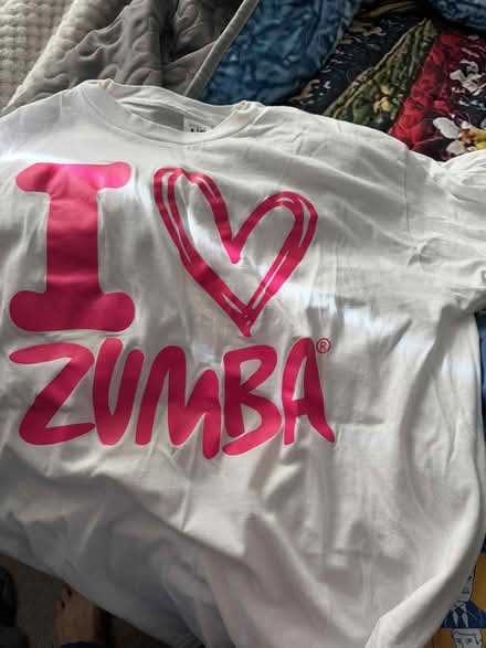 Photo of free XL I love Zumba Tshirt (Prospect and DeAnza) #1