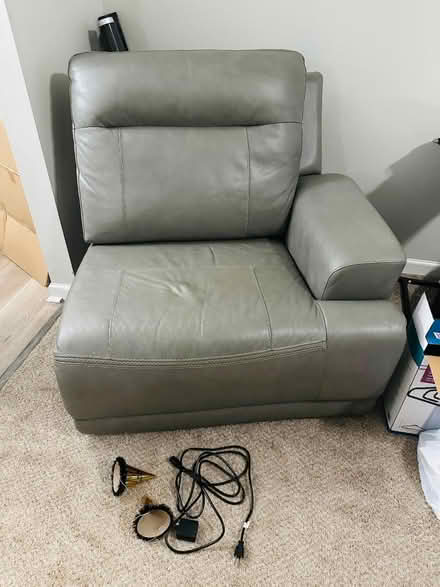 Photo of free Leather Recliner Sectional Piece (Cartersville) #4