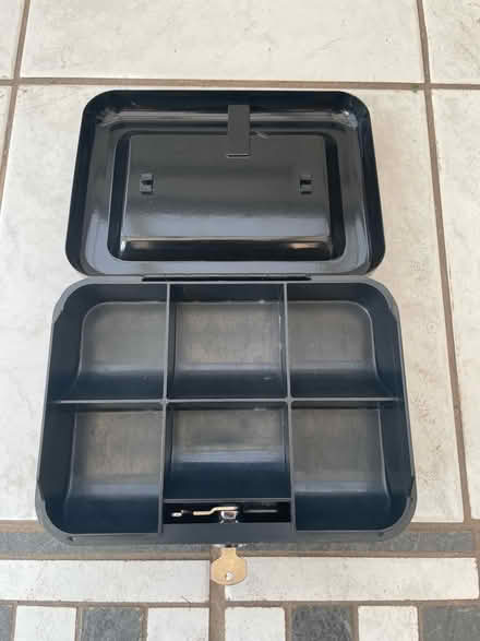 Photo of free Black Metal Lockable Money Box (Brentry, BS10) #3