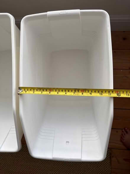 Photo of free White plastic bins (Seven Dials BN1) #3