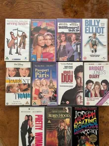 Photo of free Selection of Video Cassette Films (Molesey KT8) #1