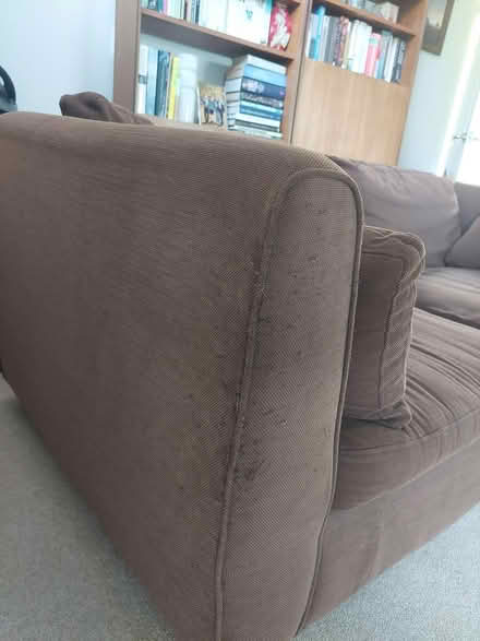 Photo of free Brown 3 seater sofa (TN13) #3