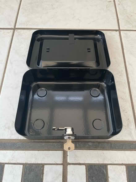 Photo of free Black Metal Lockable Money Box (Brentry, BS10) #4