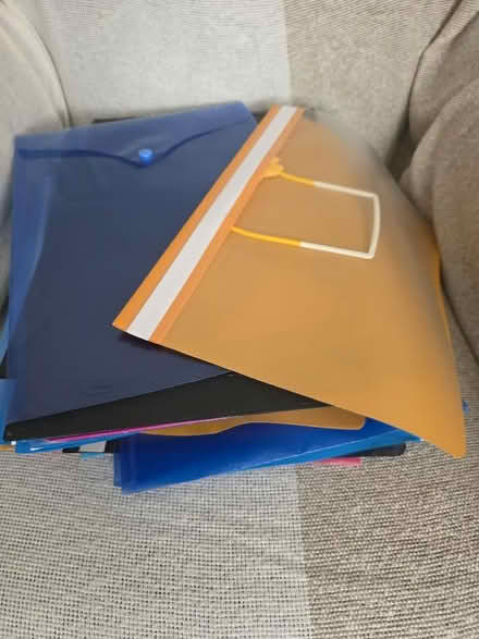 Photo of free Plastic wallets and folders (Mickleover DE3) #1