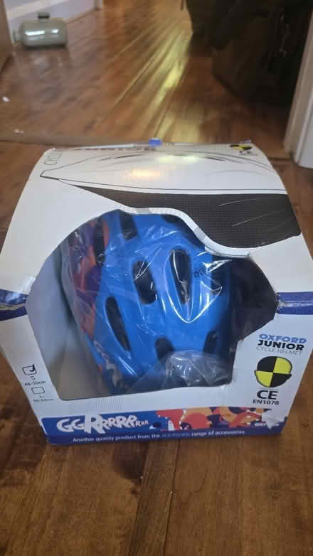 Photo of free Junior cycle helmet, never used (Cutteslowe, Oxford OX2) #1