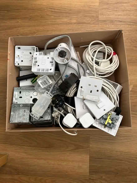 Photo of free Box of electrical items (Hersham KT12) #1