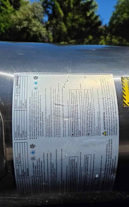 Photo of free Outdoor propane heater (Bethesda Ayrlawn - near NIH) #4