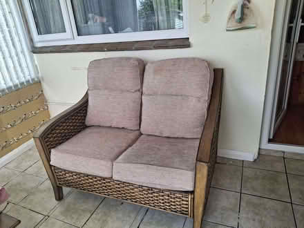 Photo of free Sofa, chair ( not shown) and coffee table (Corsham SN13) #1