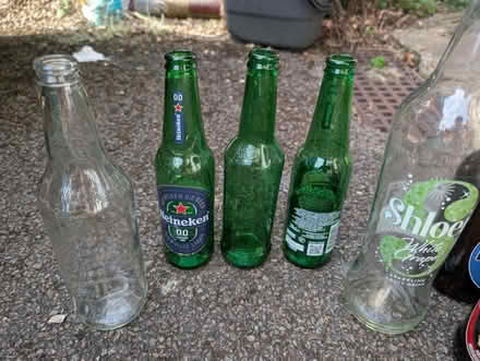Photo of free 18 glass bottles various sizes (SL6 Maidenhead) #1