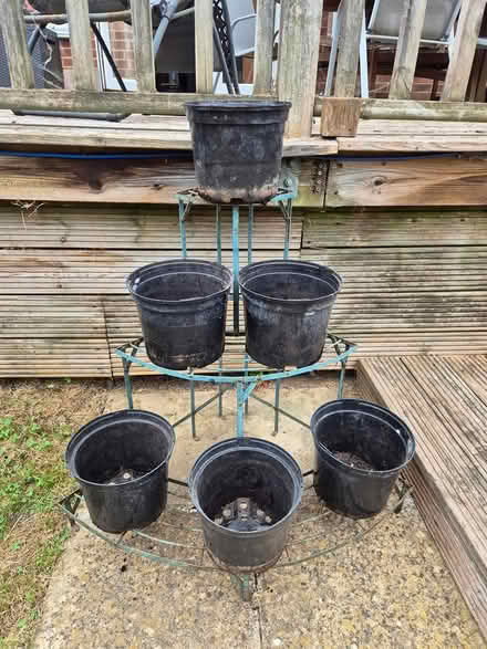 Photo of free Metal, 3 tier pot stand (Cheshunt EN8) #3