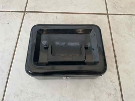 Photo of free Black Metal Lockable Money Box (Brentry, BS10) #2