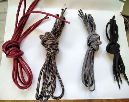 Photo of free Various pairs of laces (Gyle EH12) #1