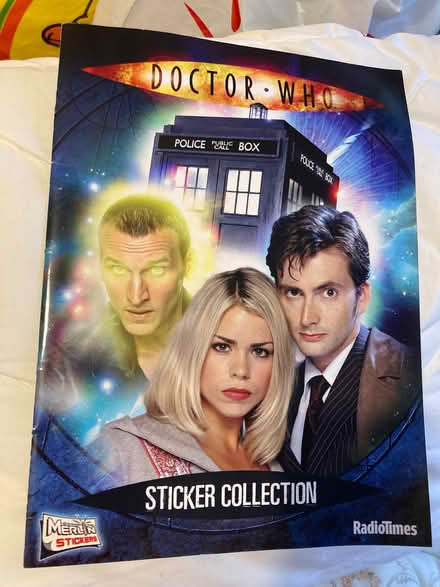 Photo of free Dr Who sticker book, unused, with a few stickers. (Garsington OX44) #1