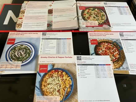 Photo of free Gousto Recipe Cards and Folder (Stock CM4) #1