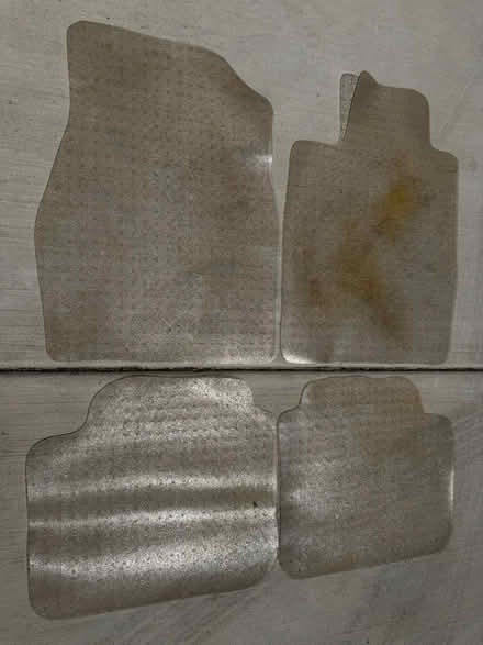 Photo of free Classic Clear Plastic Car FloorMats (Darien - near 75th x Cass Ave.) #1