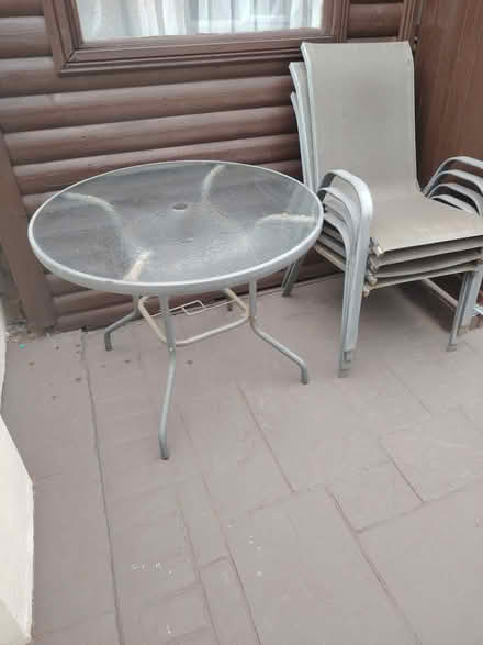 Photo of free Garden table and chairs (Kingswood) #1
