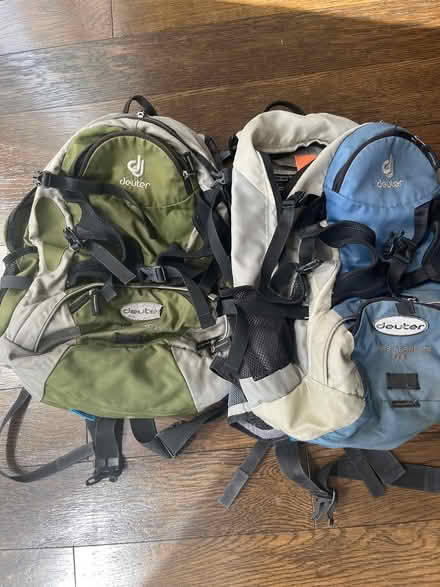 Photo of free 2x old deuter rucksacks (twickenham TW2) #1