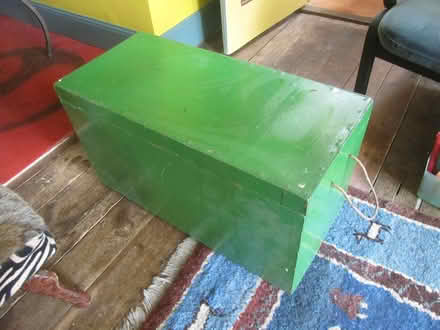 Photo of free wooden storage box, toys, linen etc (Finchley N12) #1