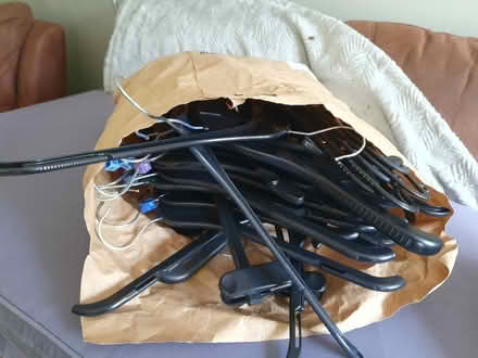 Photo of free Selection Of Plastic Coat Hangers (Westbury BA13) #1