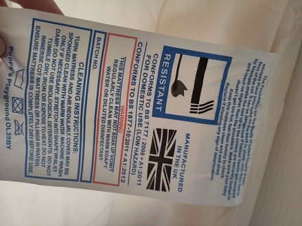 Photo of free Cot Bed Mattress (Halton LA2) #3