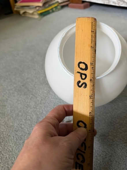 Photo of free Globe for light fixture (Quincy and S Simms) #3