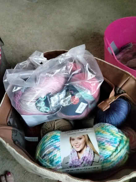 Photo of free Tote bag of yarn (Crystal Lake near 176 and 14) #1