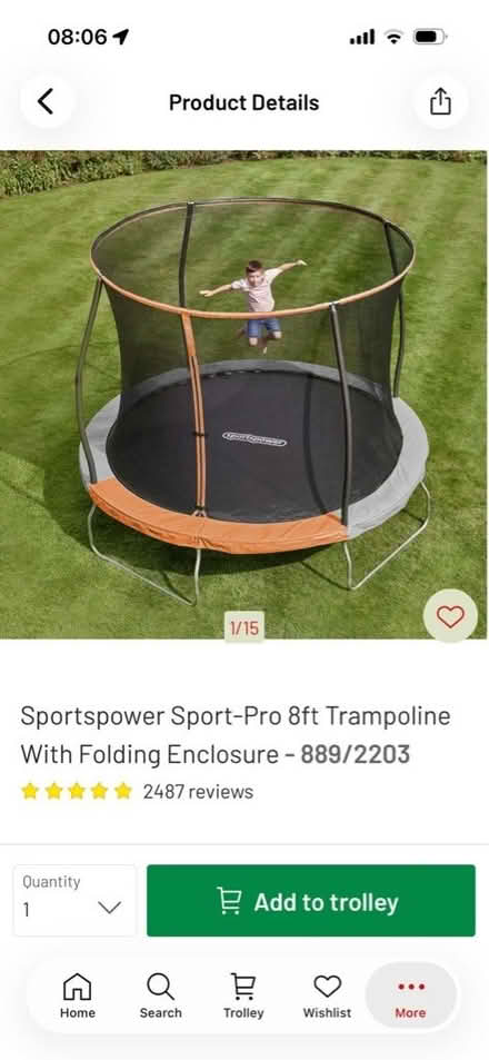 Photo of free Trampoline (Hampden Park BN22) #2