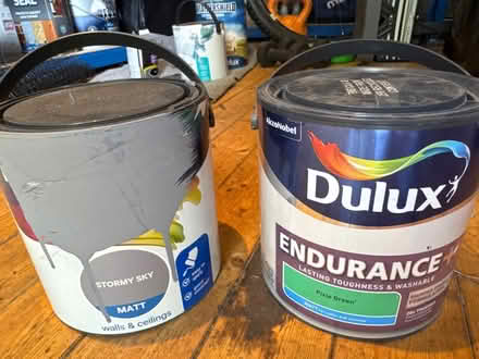 Photo of free Grey and green paint (Oxford OX4) #1
