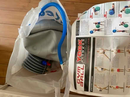 Photo of free Exercise/gym Ball with pump (BN2) #3
