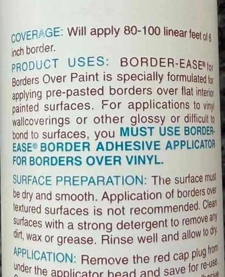 Photo of free Wallpaper Border Adhesive Applicatr (Ashburn Farm) #2
