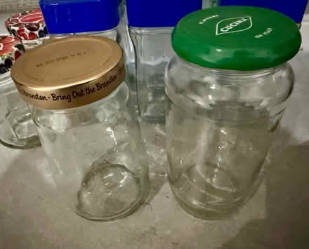 Photo of free Selection of mixed glass jars, X 12 (Pontefract WF8 area) #4