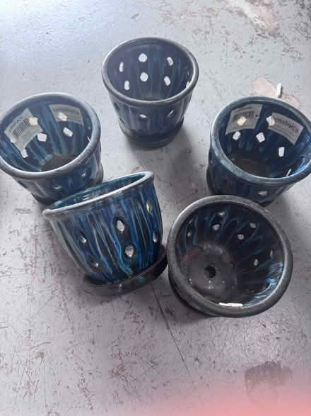 Photo of free Self Watering Ceramic 6in Planters (Gatlin & I-95) #2