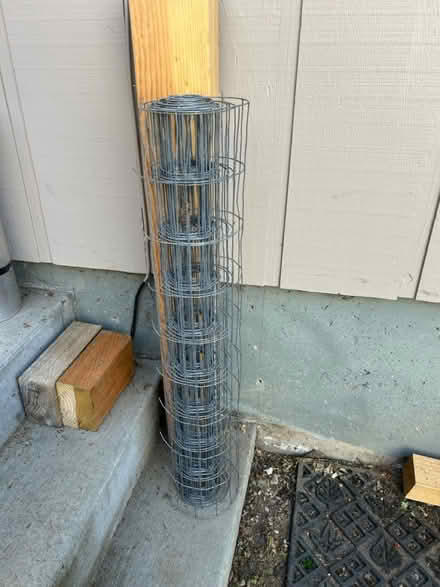 Photo of free 3’ x 9’ metal fencing (Hazel Dell) #2