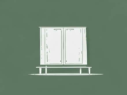 Photo of Small wood wardrobe (Keynsham Memorial Park BS31) #1