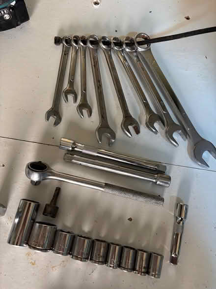 Photo of free Spanner’s and 1/4 ratchet set (Bridlington YO16) #1