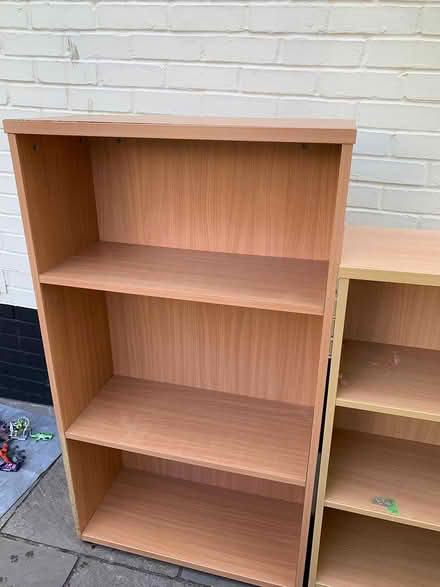 Photo of free 3 x wooden shelf units / bookcases (ME16 - Allington) #2