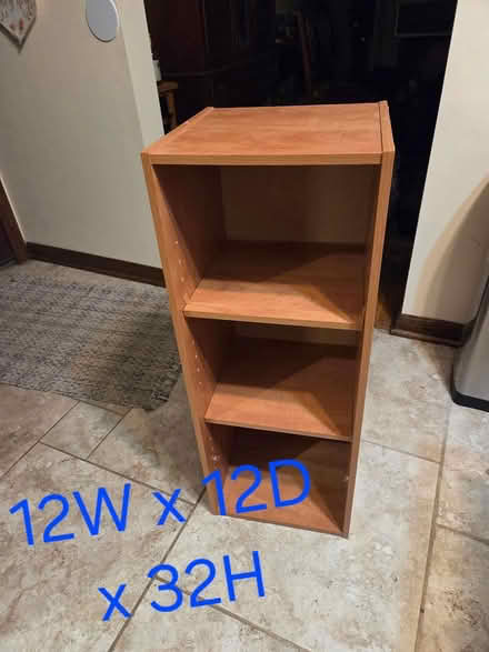 Photo of free Small shelf unit 12W x 12D x 32H (Elmhurst near Berens Park) #1