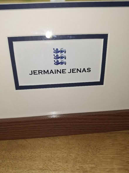 Photo of free Jermaine jenus signed framed photo (Malvern Link WR14) #2