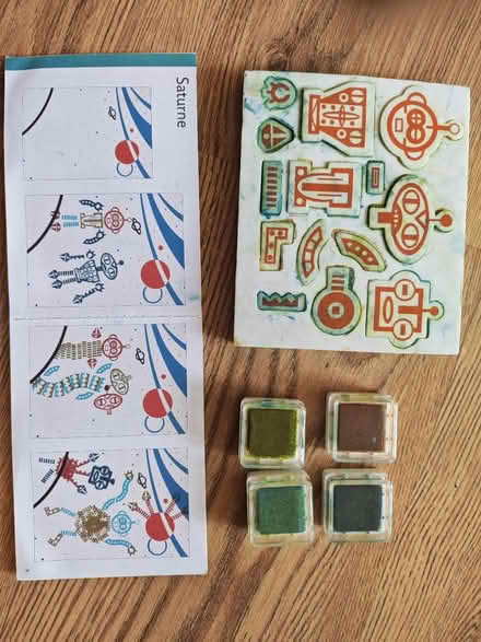 Photo of free Robot stamp kit (Townhill Park/West End SO18) #3