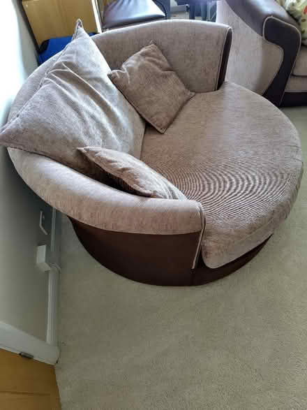 Photo of free Circle sofa cuddle chair (Hooley CR5) #2