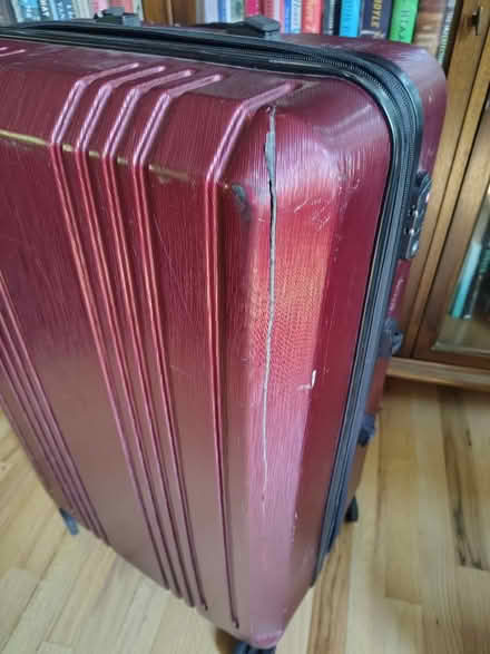 Photo of free Two Large Cracked Suitcases (Queen Anne) #3