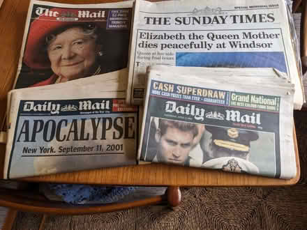 Photo of free Historic newspapers, selection (Stilton PE7) #1