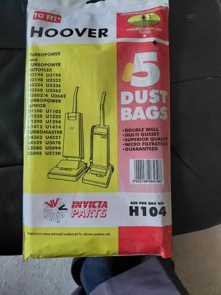 Photo of free Hoover Dust Bags (Pinkneys Green SL6) #1