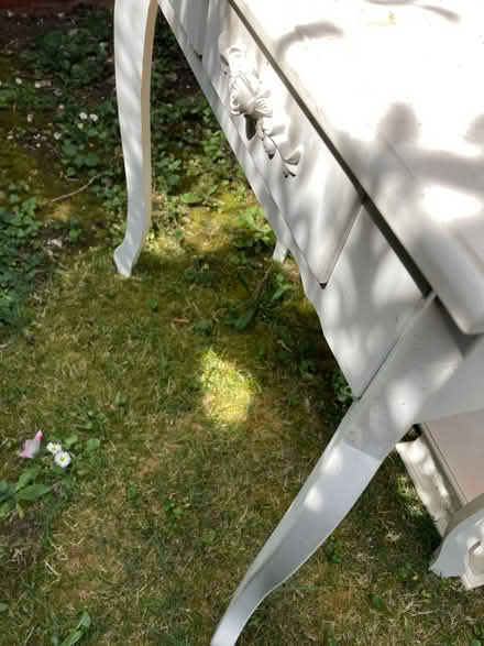 Photo of free White Dressing Table with Mirror & Bedside Cabinet. (St James, South Elmham IP19) #3