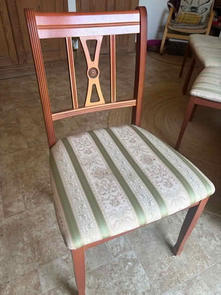 Photo of free Sturdy wooden dining chairs (S35 High Green) #2