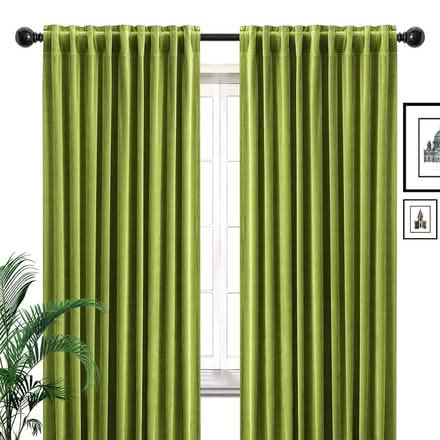 Photo of free 2 sets green velvet curtains (South beacon hill) #1