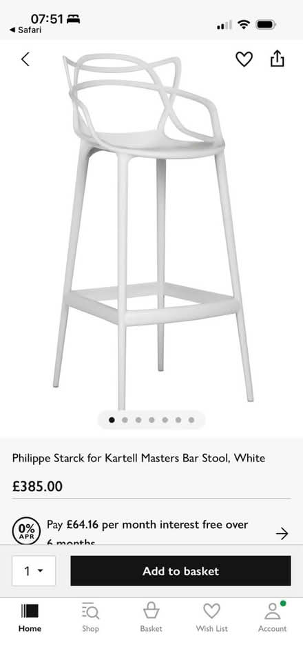 Photo of free 2 x bar stools (Faygate) #2