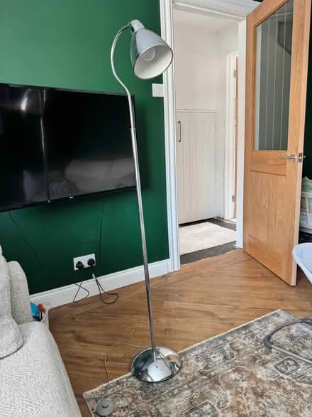 Photo of free silver floor lamp (Gadebridge HP1) #1